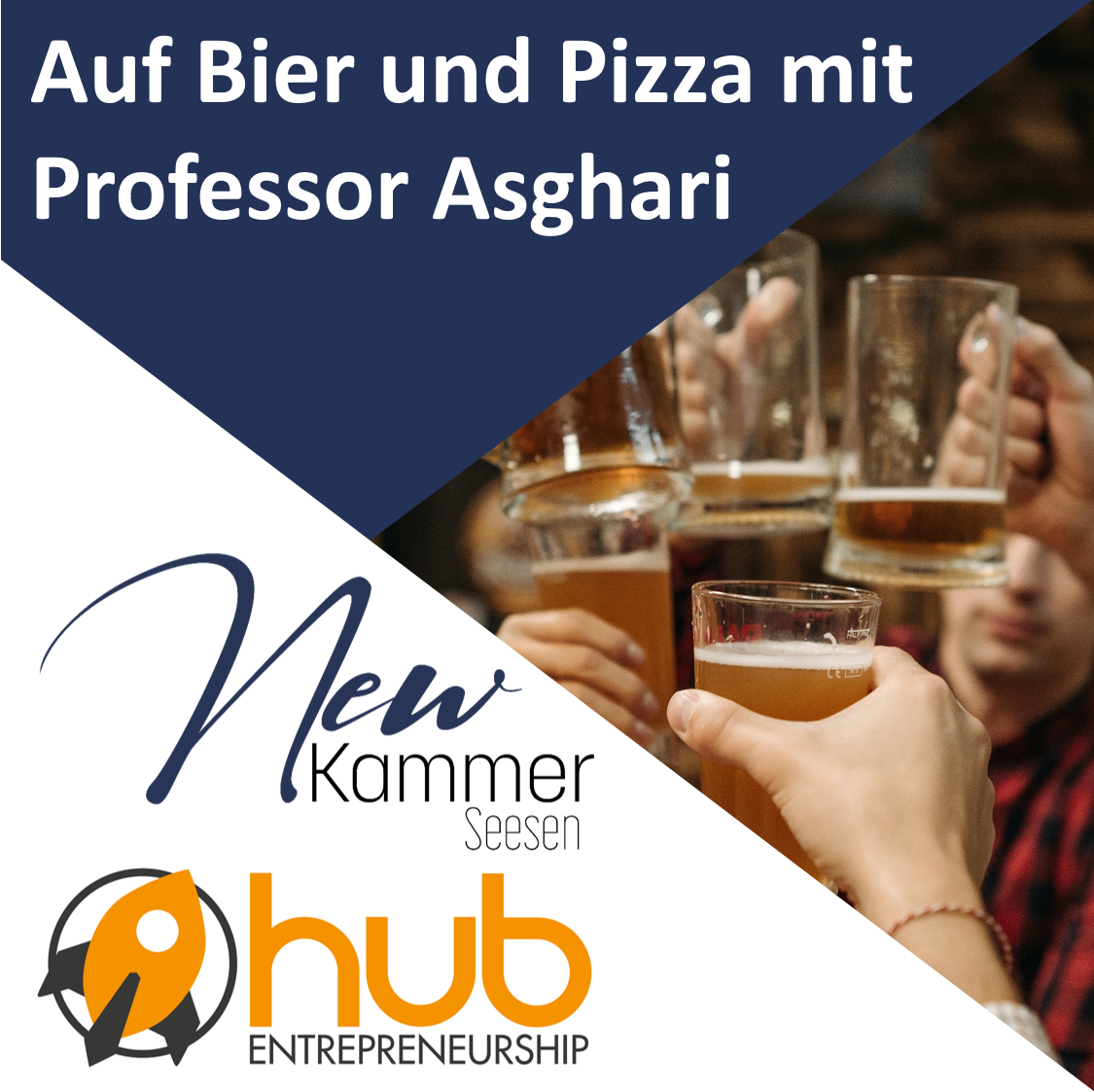 NewKammer: Auf Bier und Pizza mit Professor Asghari