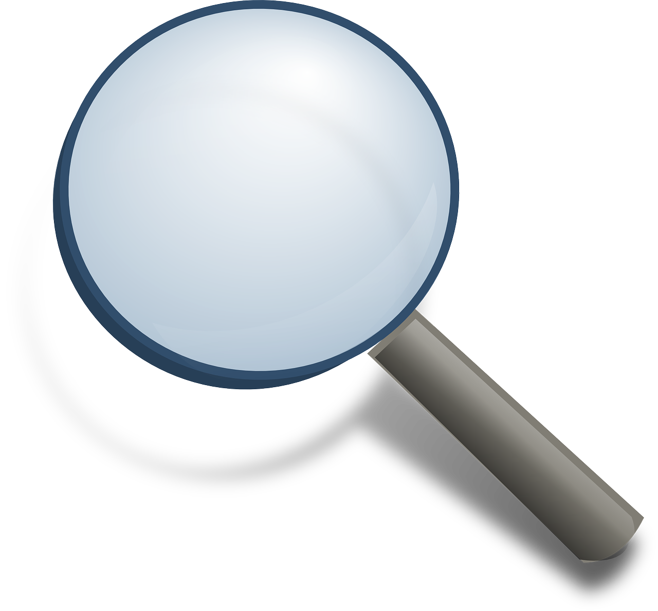 Illustration of a magnifying glass
