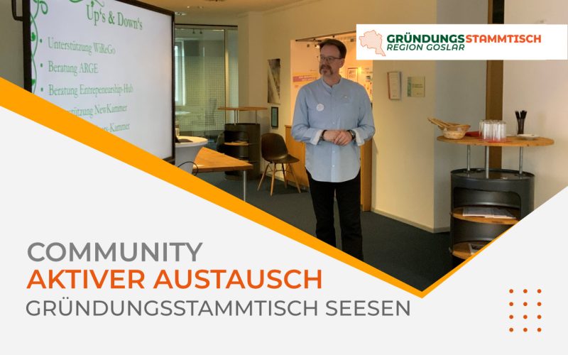 Austausch unter Gleichgesinnten: Gründungsstammtisch